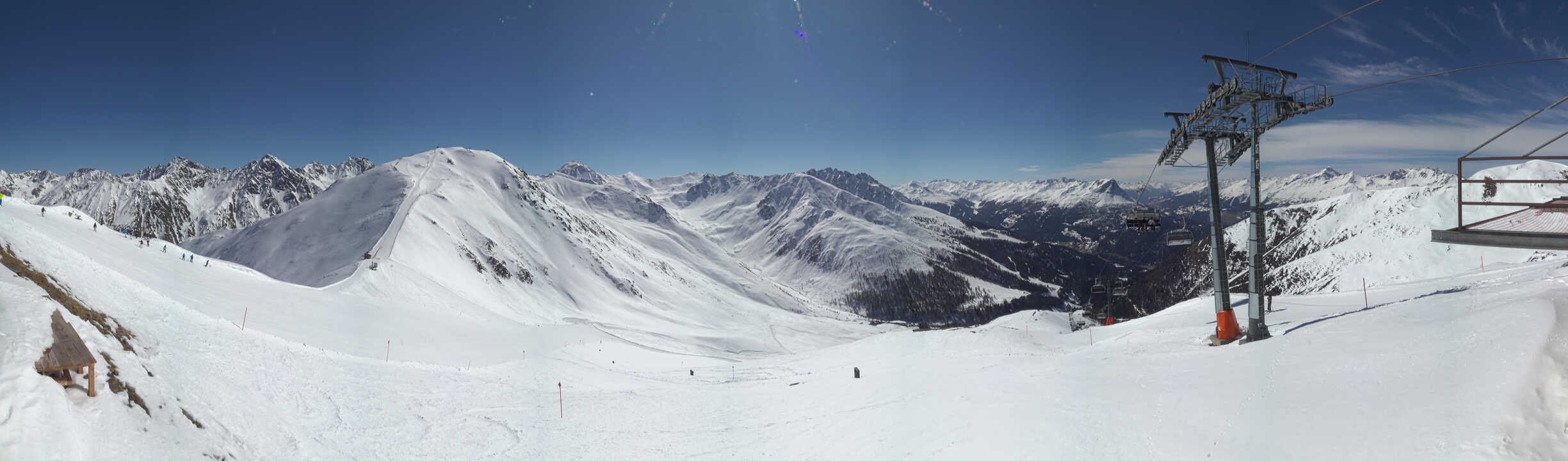 Archiv Foto Webcam Panoramablick Tscheyeck