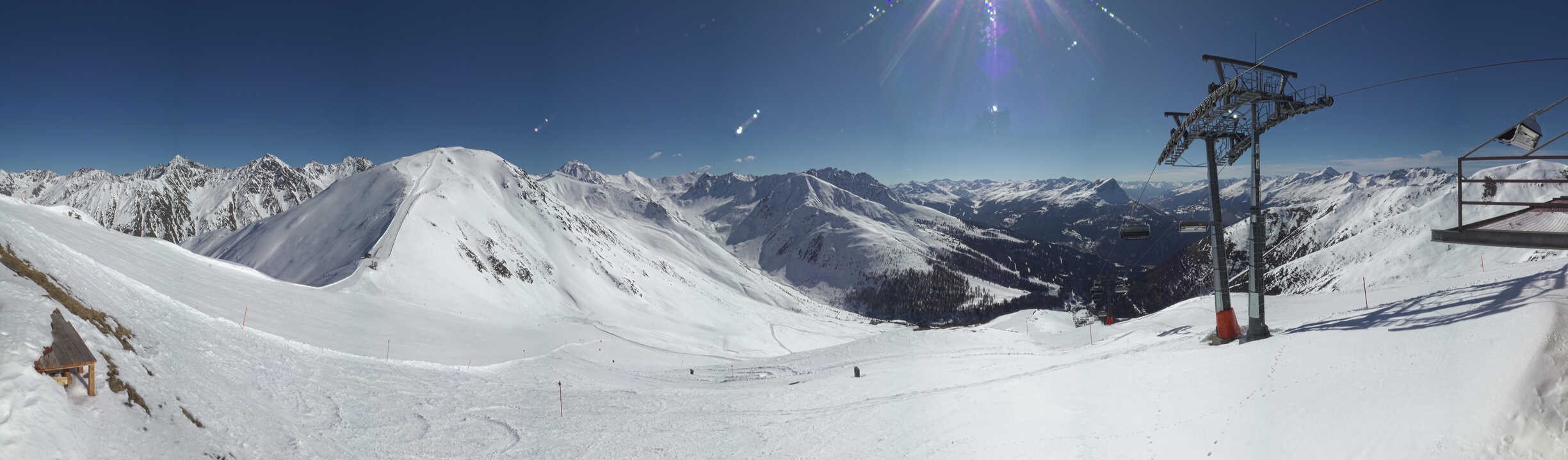 Archiv Foto Webcam Panoramablick Tscheyeck