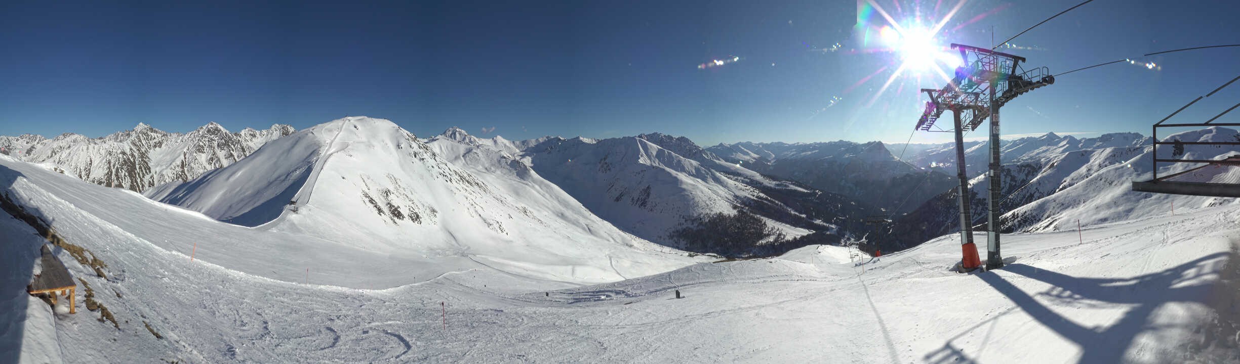 Archiv Foto Webcam Panoramablick Tscheyeck