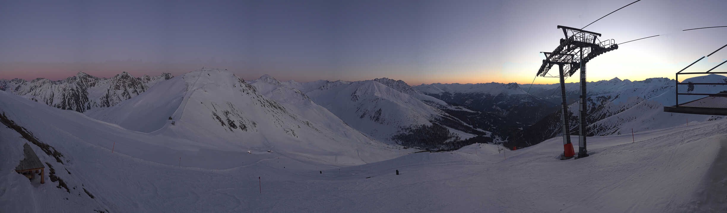 Archiv Foto Webcam Panoramablick Tscheyeck