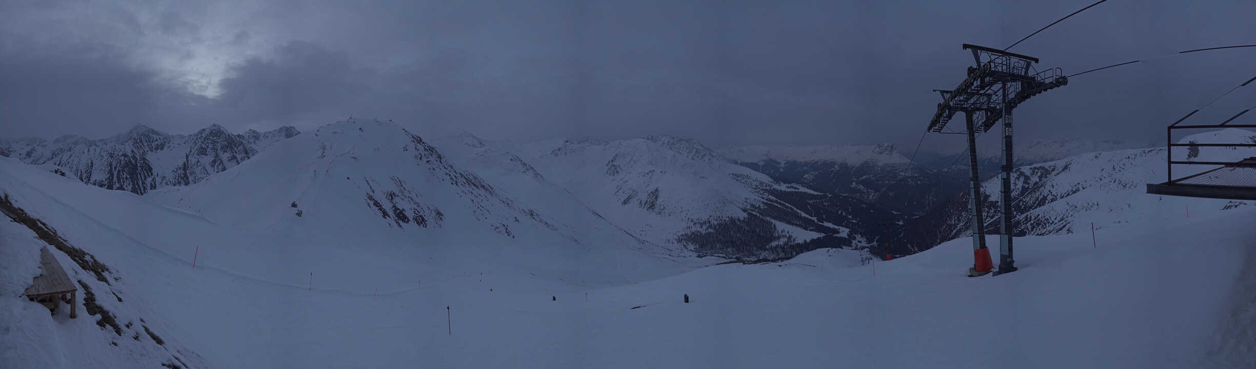 Archiv Foto Webcam Panoramablick Tscheyeck