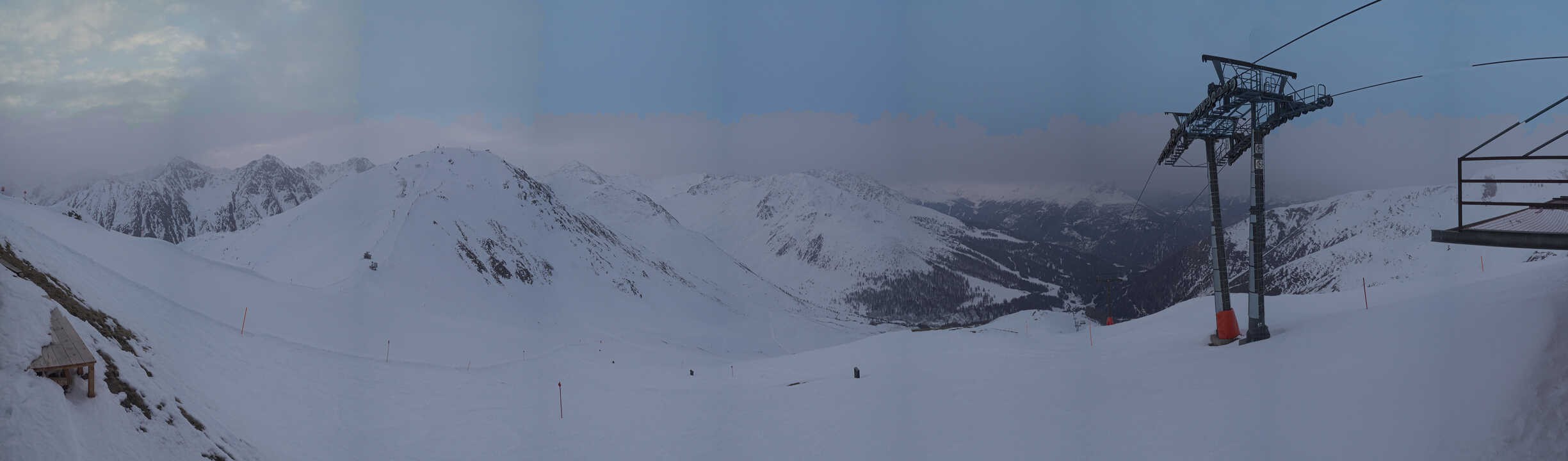 Archiv Foto Webcam Panoramablick Tscheyeck