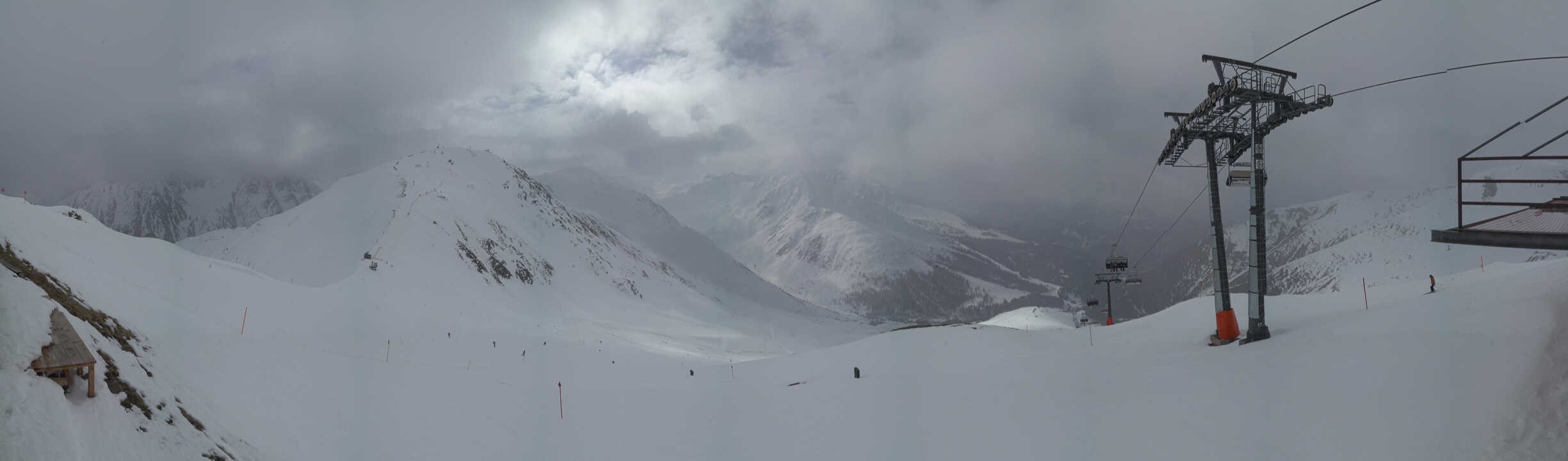 Archiv Foto Webcam Panoramablick Tscheyeck