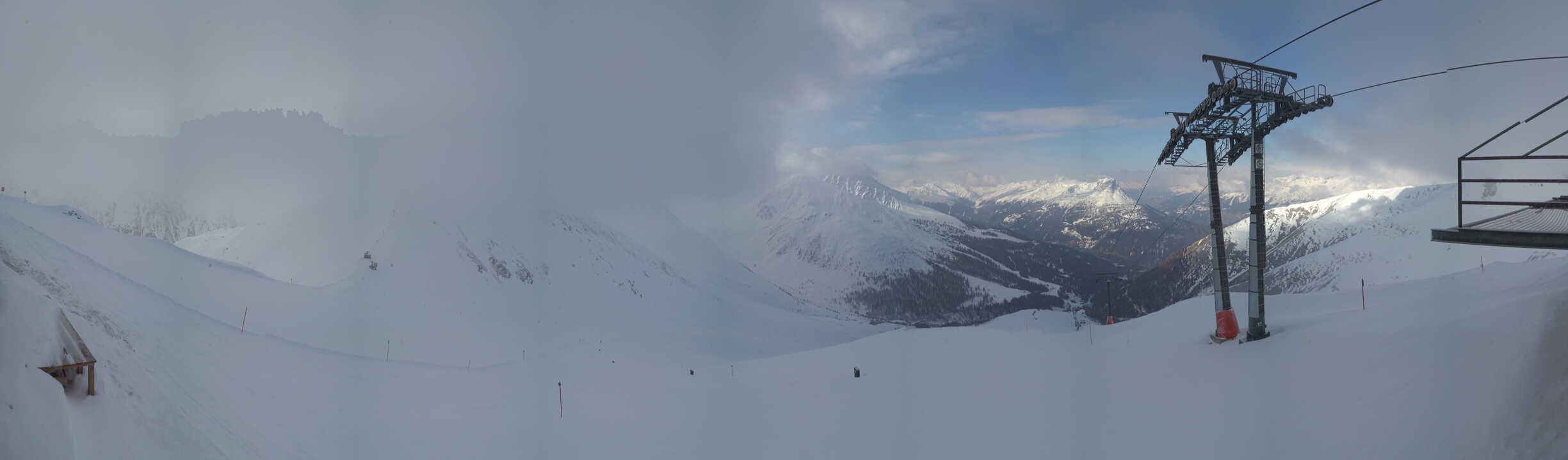 Archiv Foto Webcam Panoramablick Tscheyeck