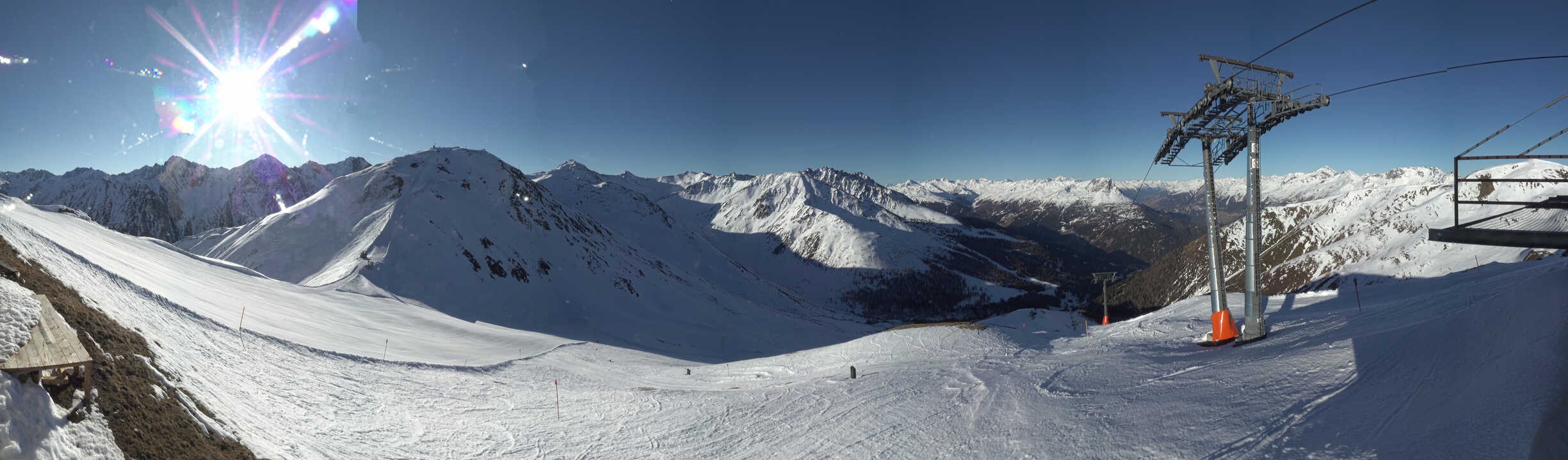 Archiv Foto Webcam Panoramablick Tscheyeck