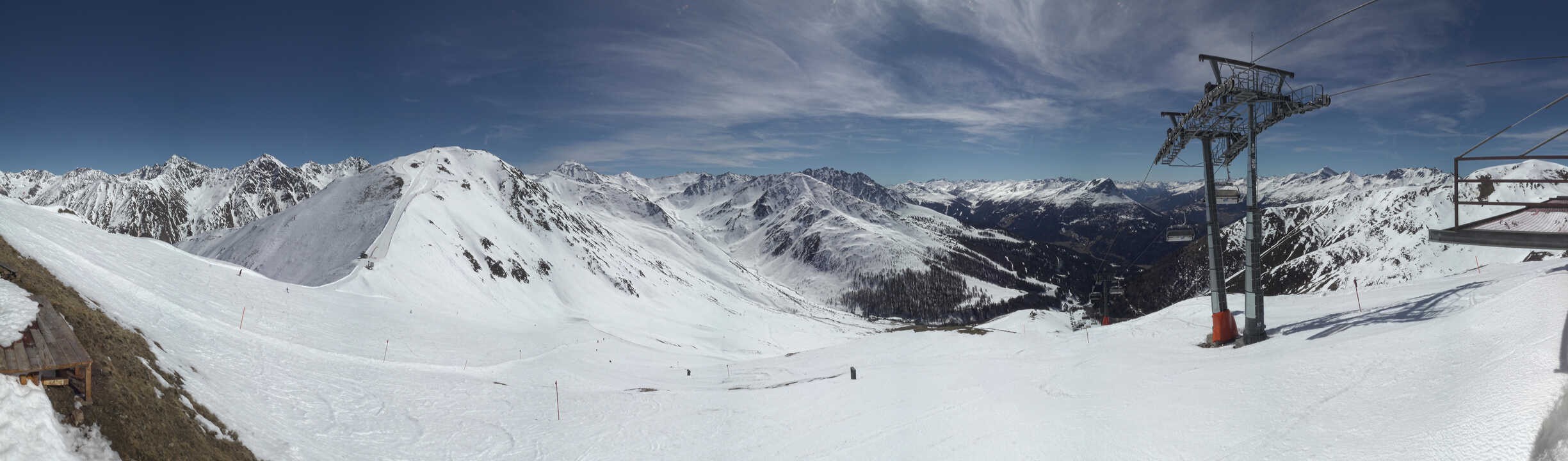 Archiv Foto Webcam Panoramablick Tscheyeck