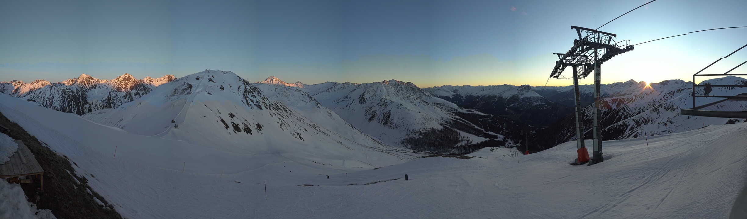 Archiv Foto Webcam Panoramablick Tscheyeck