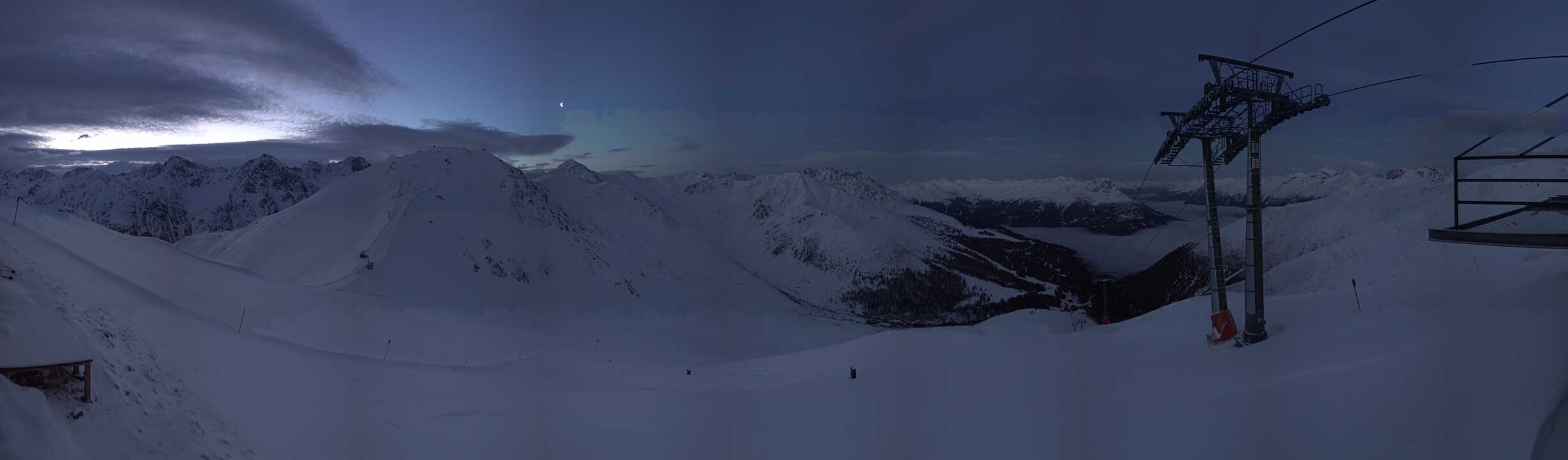 Archiv Foto Webcam Panoramablick Tscheyeck