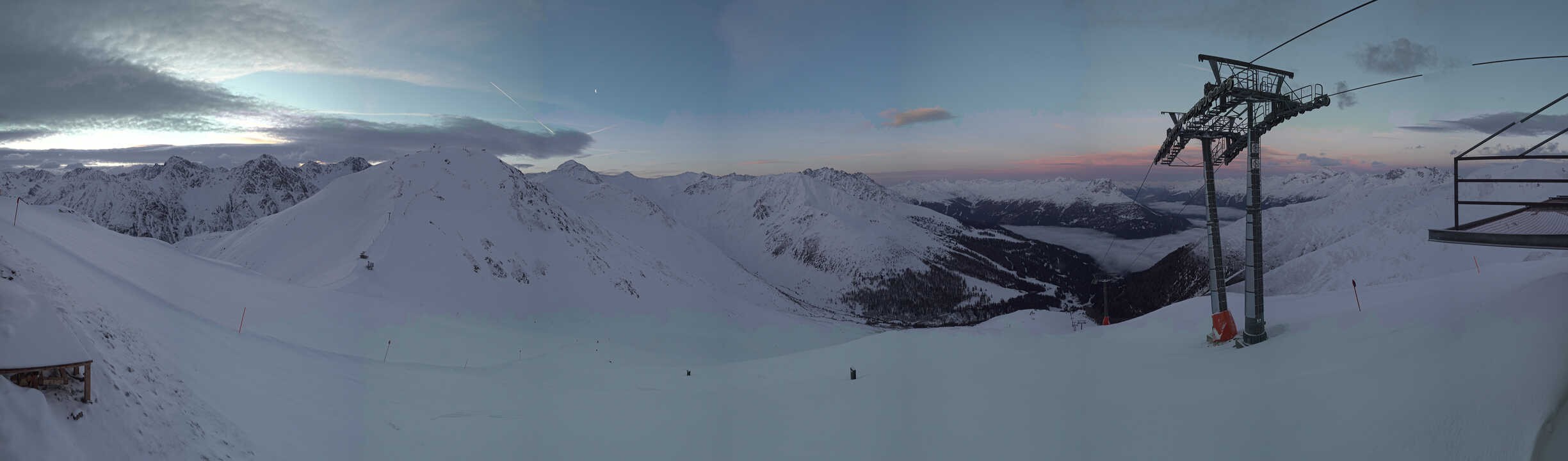 Archiv Foto Webcam Panoramablick Tscheyeck