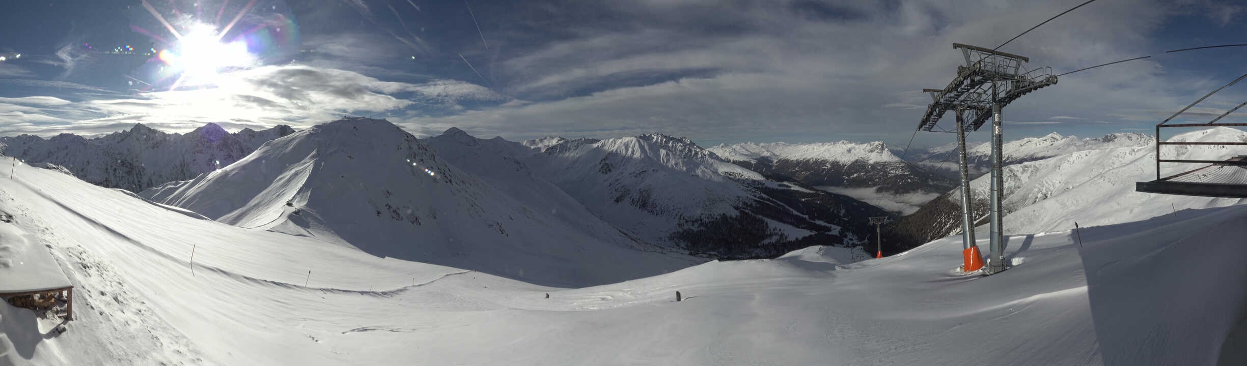 Archiv Foto Webcam Panoramablick Tscheyeck