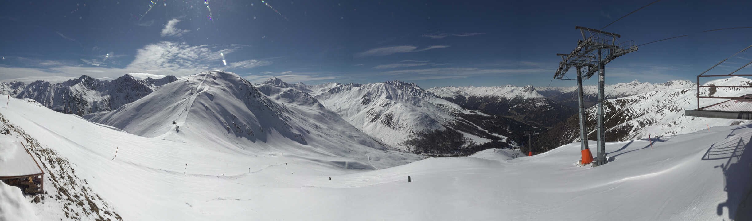 Archiv Foto Webcam Panoramablick Tscheyeck