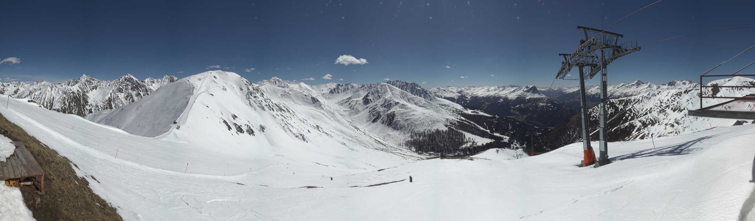 Archiv Foto Webcam Panoramablick Tscheyeck