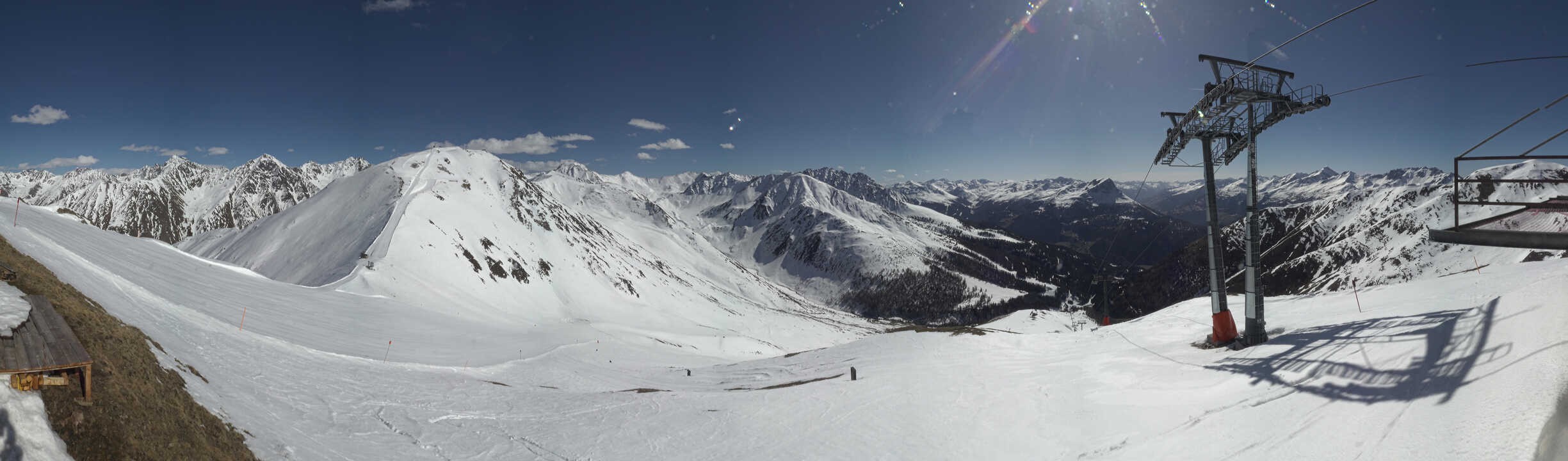 Archiv Foto Webcam Panoramablick Tscheyeck