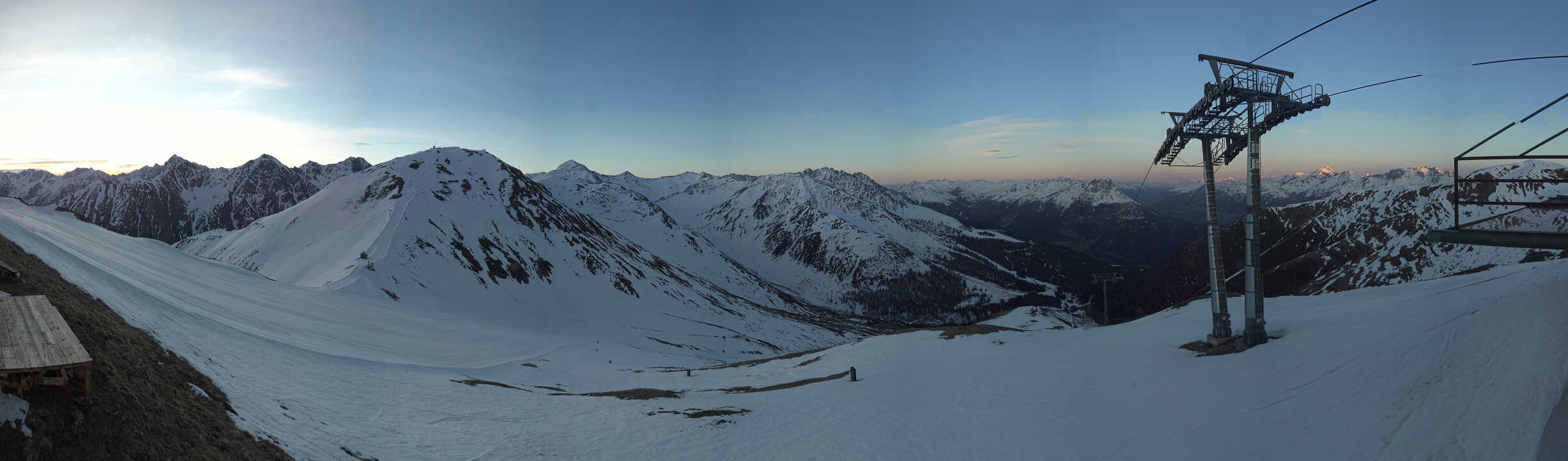 Archiv Foto Webcam Panoramablick Tscheyeck