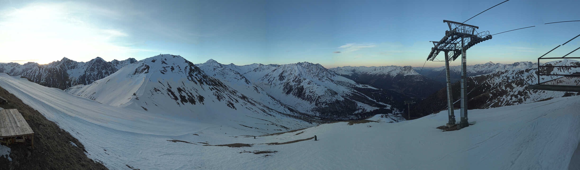 Archiv Foto Webcam Panoramablick Tscheyeck