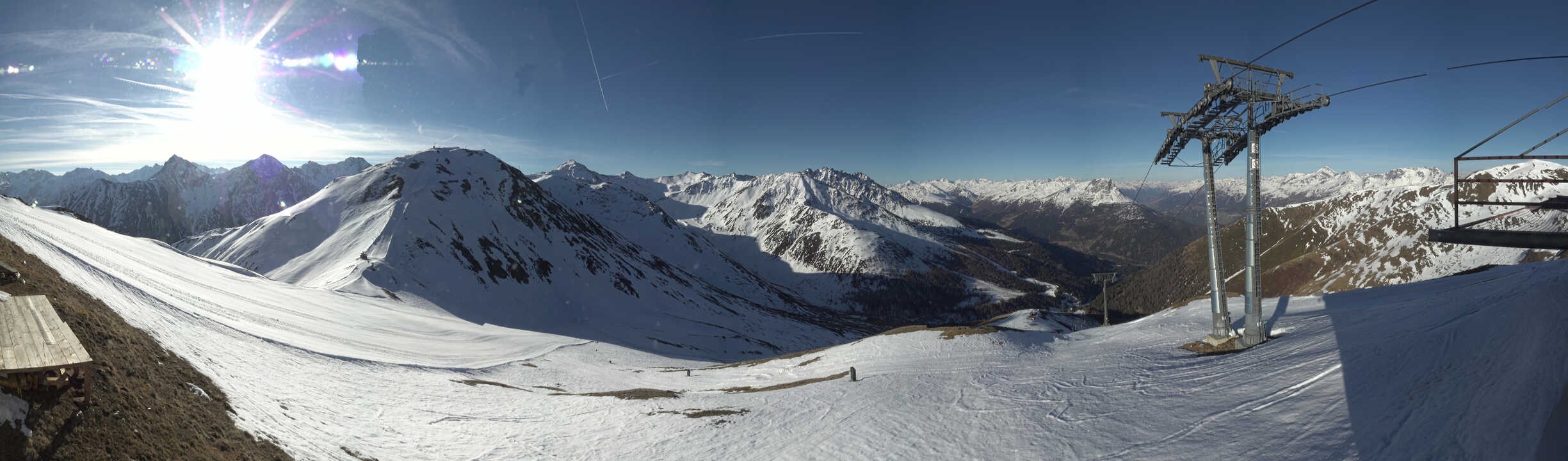 Archiv Foto Webcam Panoramablick Tscheyeck