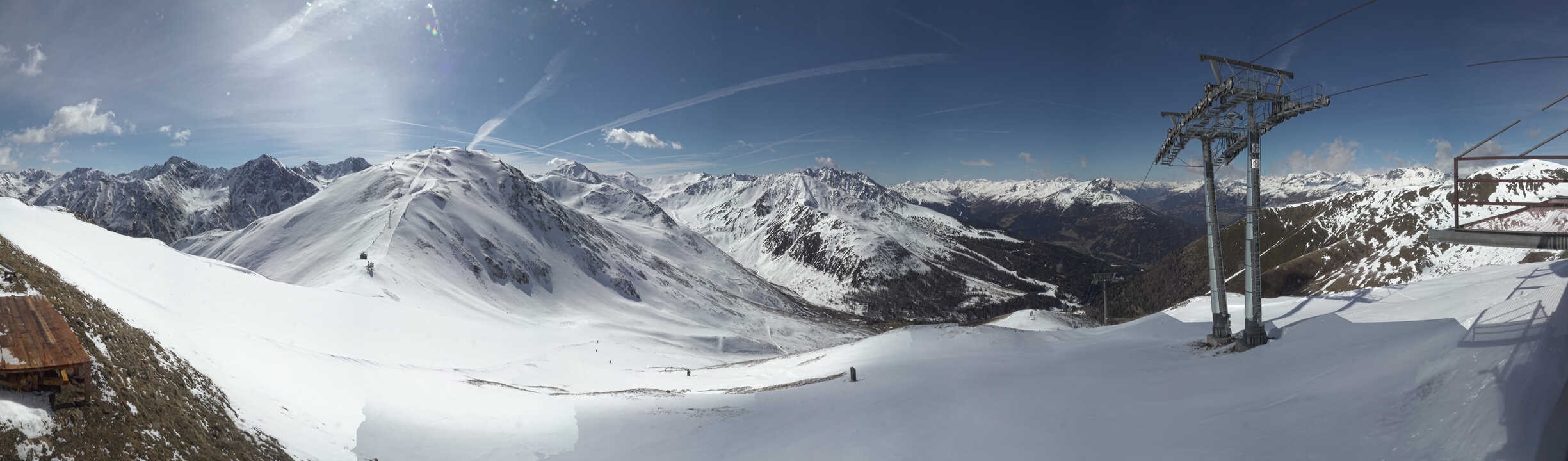 Archiv Foto Webcam Panoramablick Tscheyeck