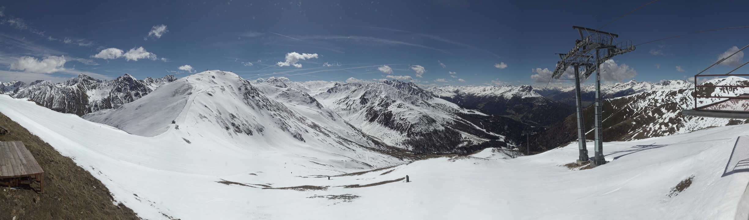 Archiv Foto Webcam Panoramablick Tscheyeck