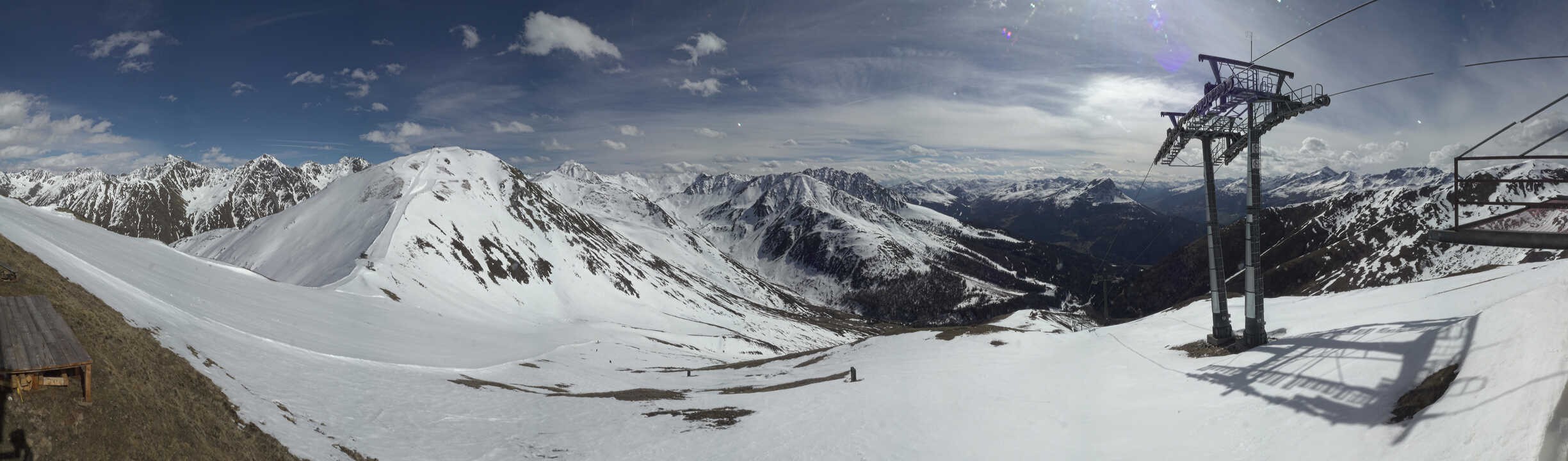 Archiv Foto Webcam Panoramablick Tscheyeck