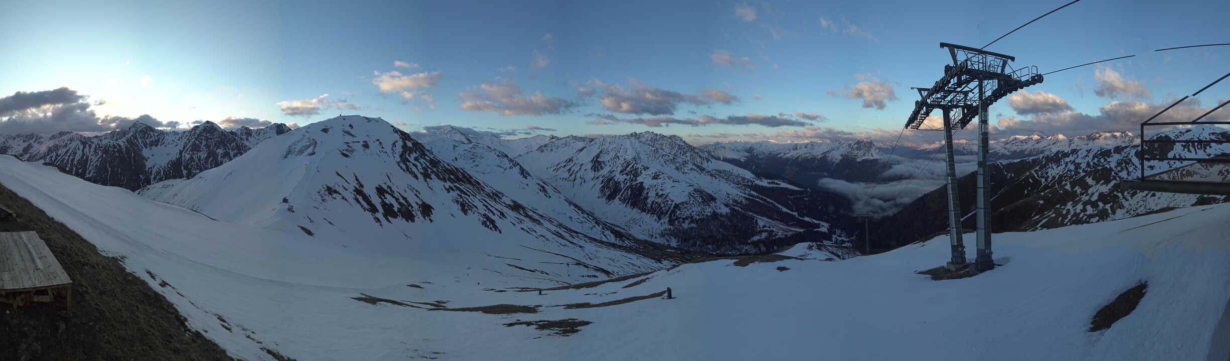 Archiv Foto Webcam Panoramablick Tscheyeck