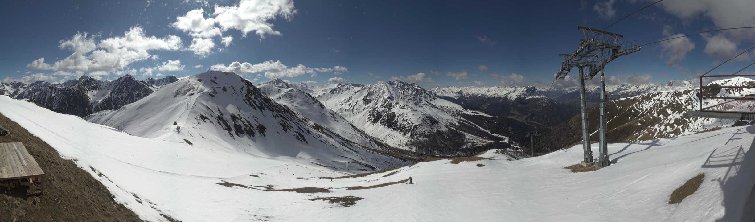 Archiv Foto Webcam Panoramablick Tscheyeck