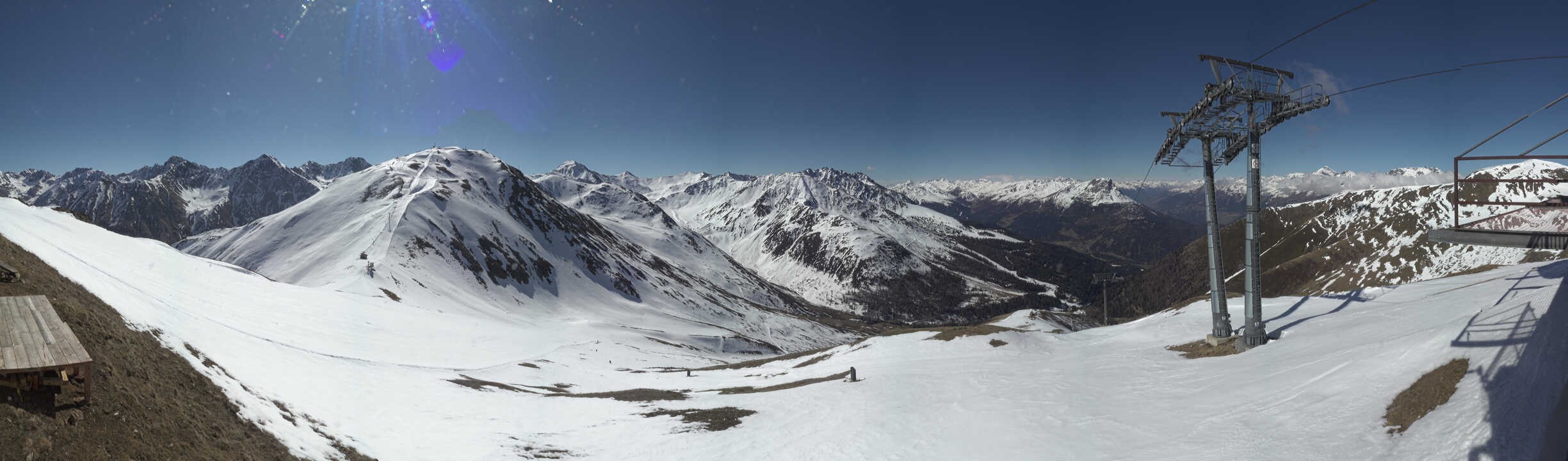 Archiv Foto Webcam Panoramablick Tscheyeck