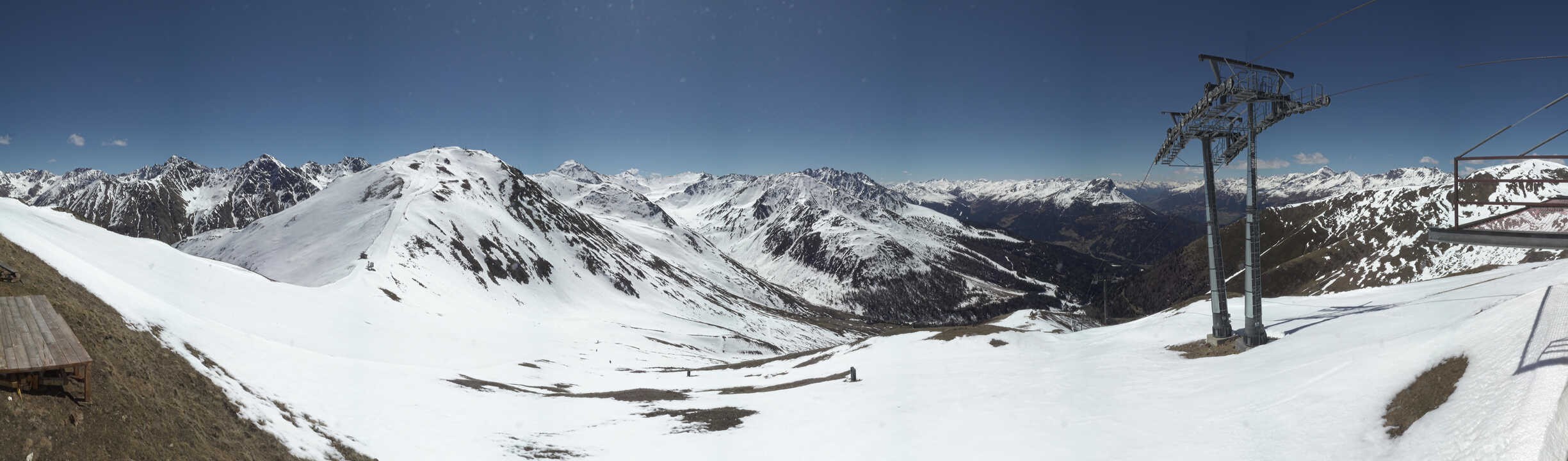 Archiv Foto Webcam Panoramablick Tscheyeck