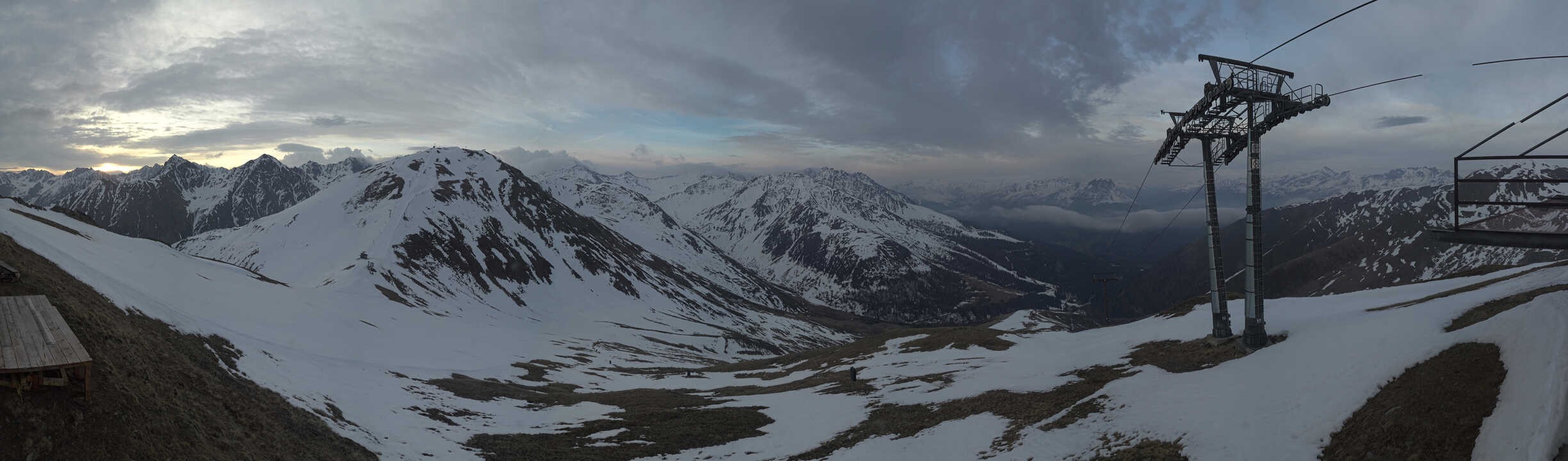 Archiv Foto Webcam Panoramablick Tscheyeck