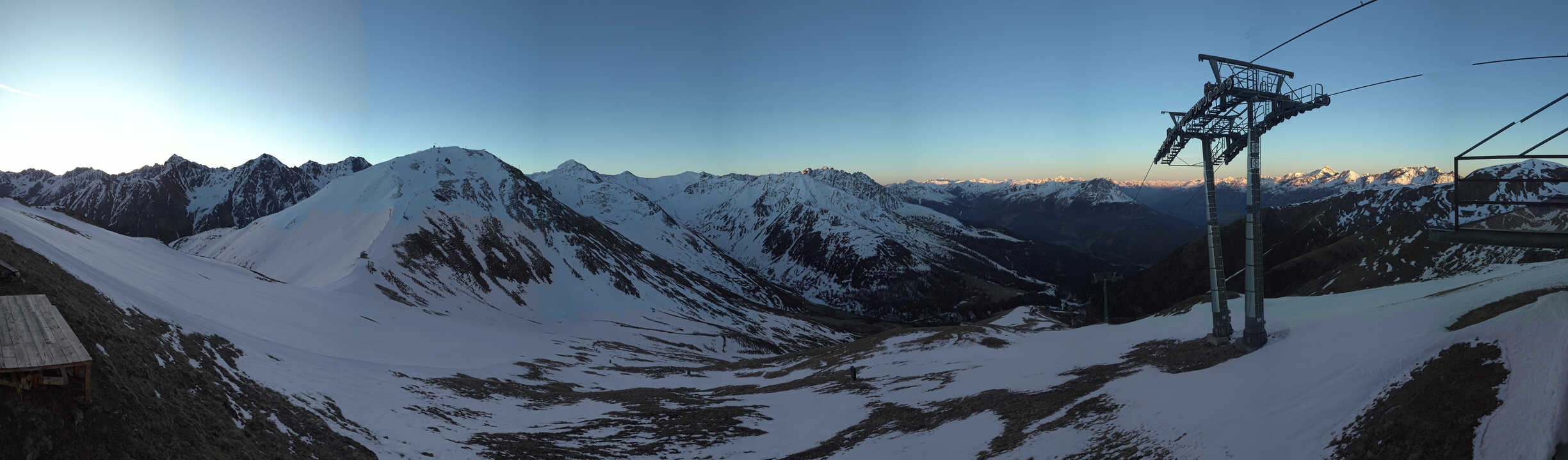 Archiv Foto Webcam Panoramablick Tscheyeck
