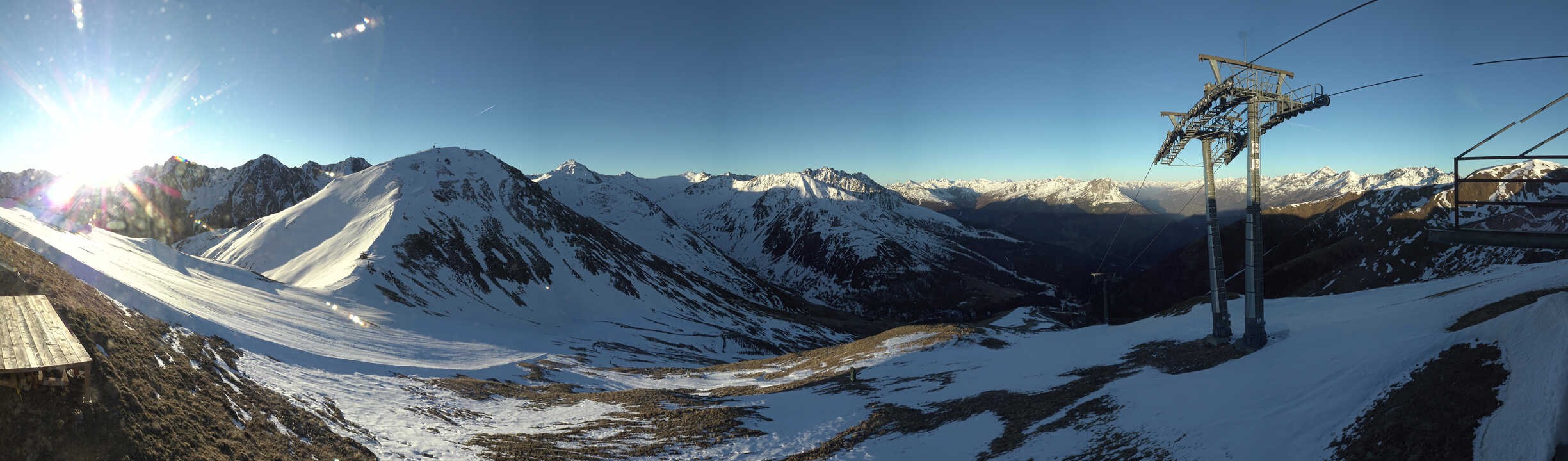 Archiv Foto Webcam Panoramablick Tscheyeck