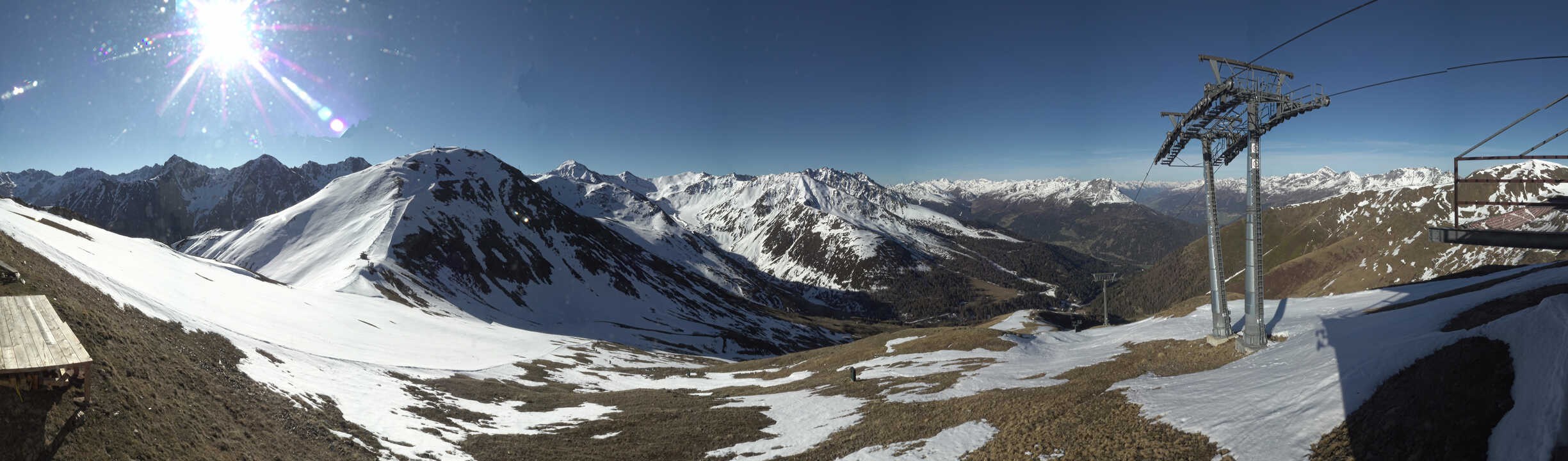 Archiv Foto Webcam Panoramablick Tscheyeck