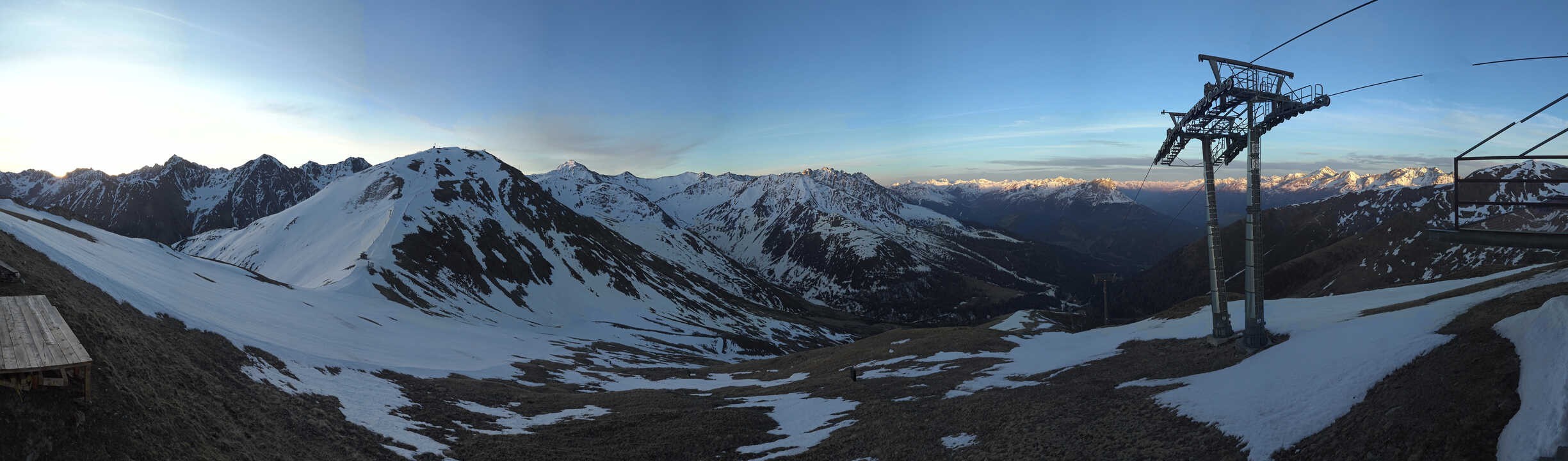 Archiv Foto Webcam Panoramablick Tscheyeck