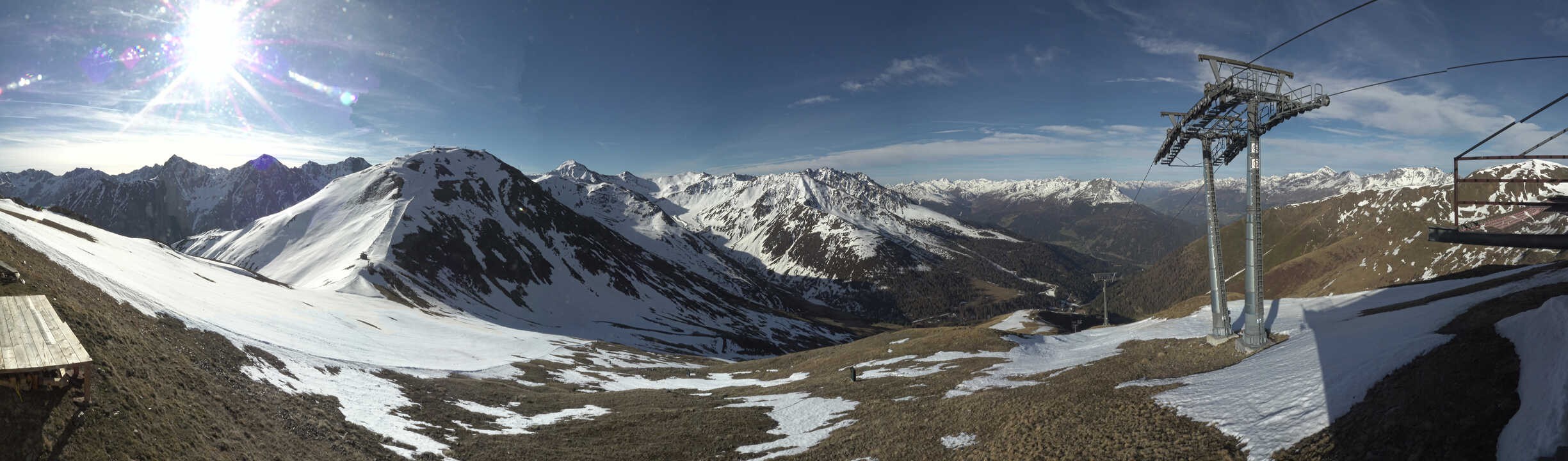 Archiv Foto Webcam Panoramablick Tscheyeck