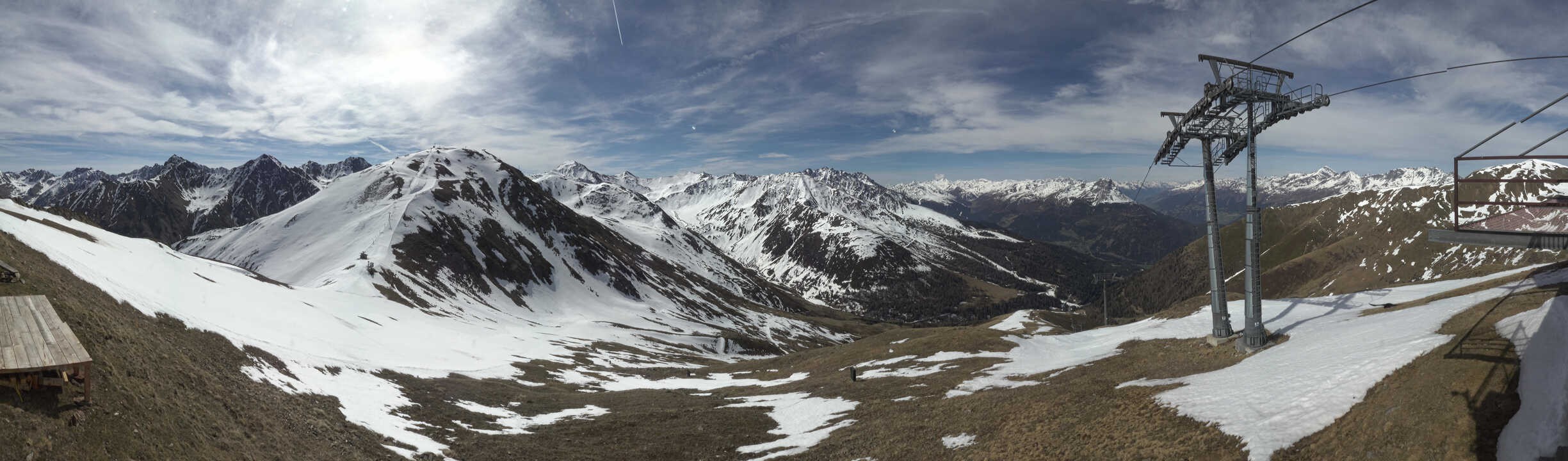 Archiv Foto Webcam Panoramablick Tscheyeck