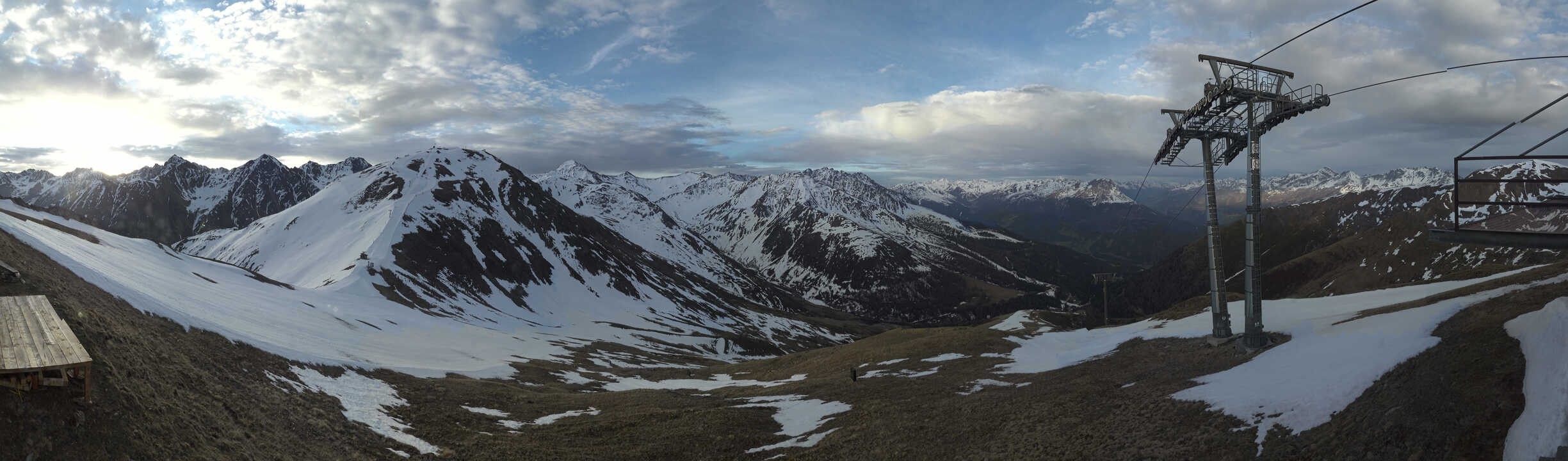 Archiv Foto Webcam Panoramablick Tscheyeck