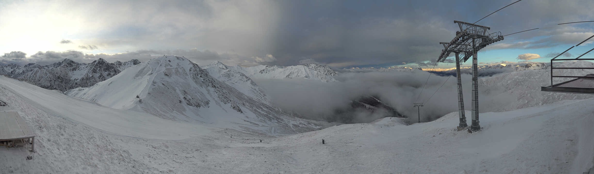 Archiv Foto Webcam Panoramablick Tscheyeck