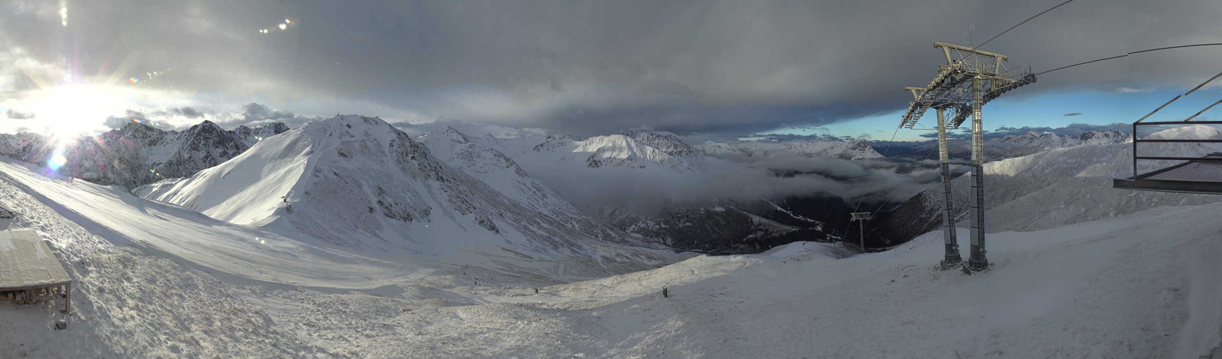 Archiv Foto Webcam Panoramablick Tscheyeck