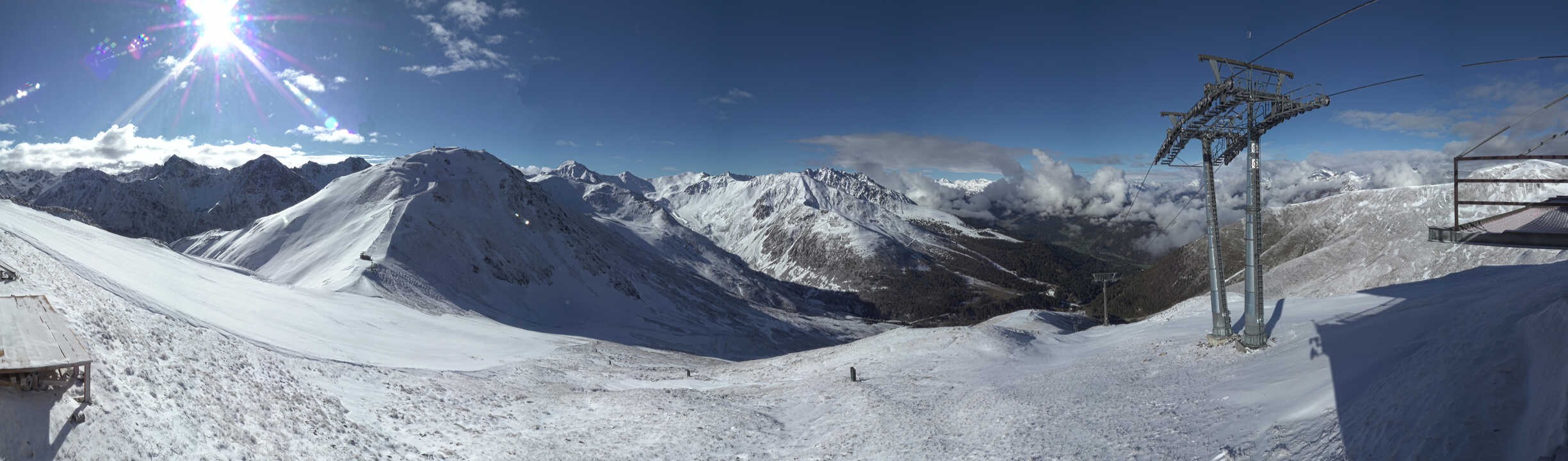 Archiv Foto Webcam Panoramablick Tscheyeck