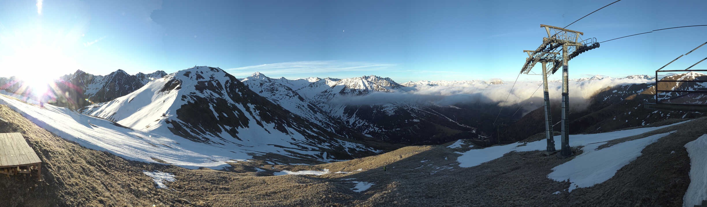 Archiv Foto Webcam Panoramablick Tscheyeck