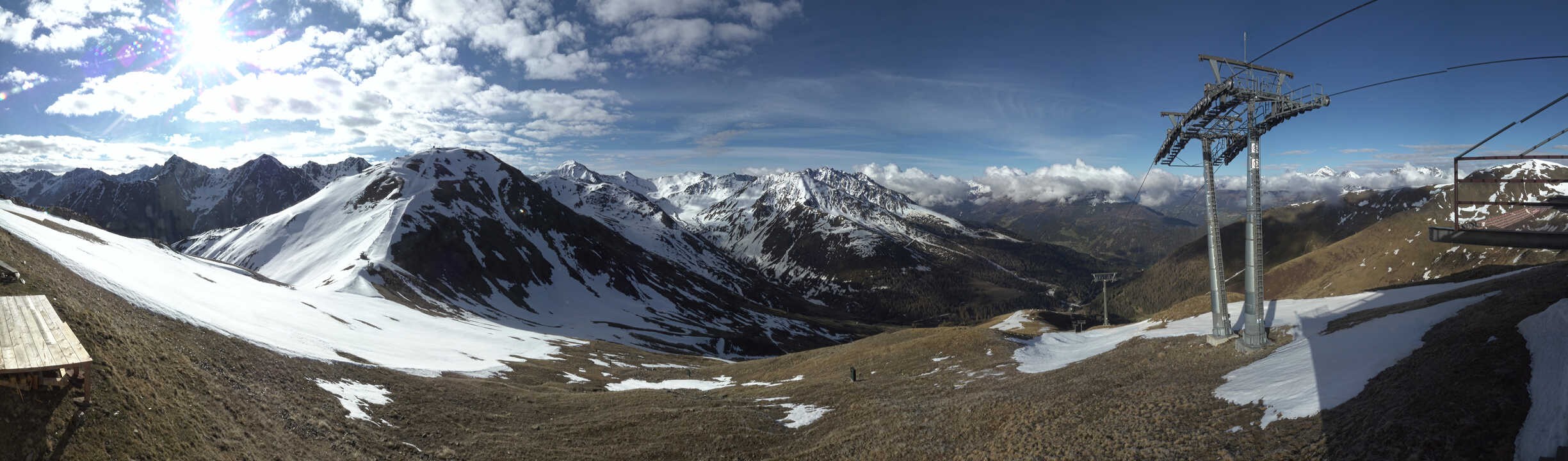 Archiv Foto Webcam Panoramablick Tscheyeck
