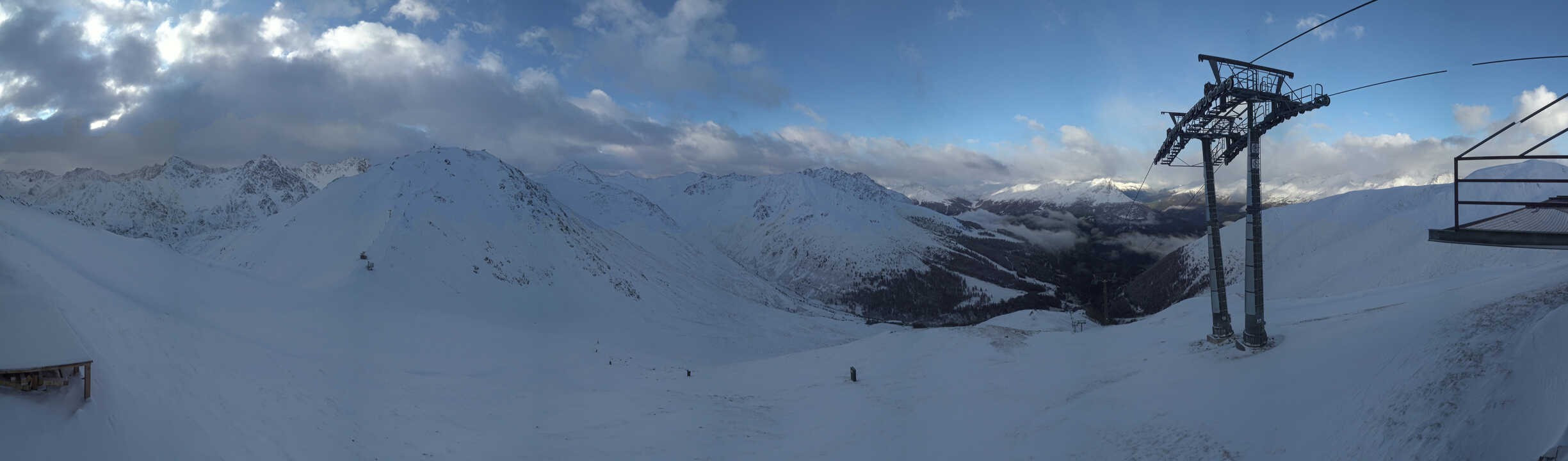 Archiv Foto Webcam Panoramablick Tscheyeck