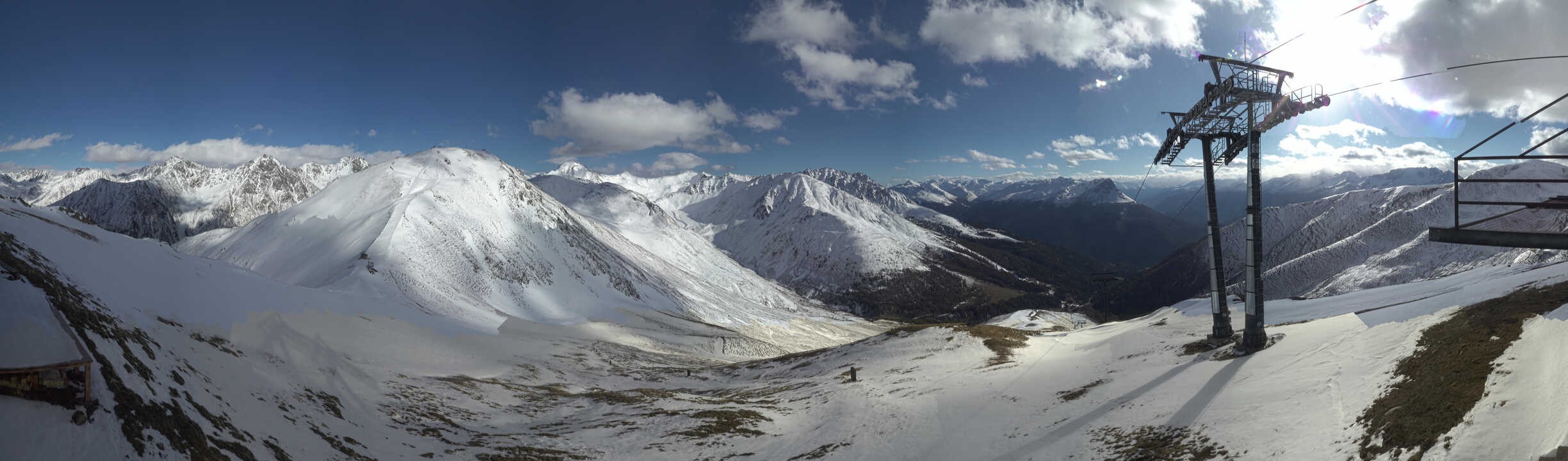 Archiv Foto Webcam Panoramablick Tscheyeck