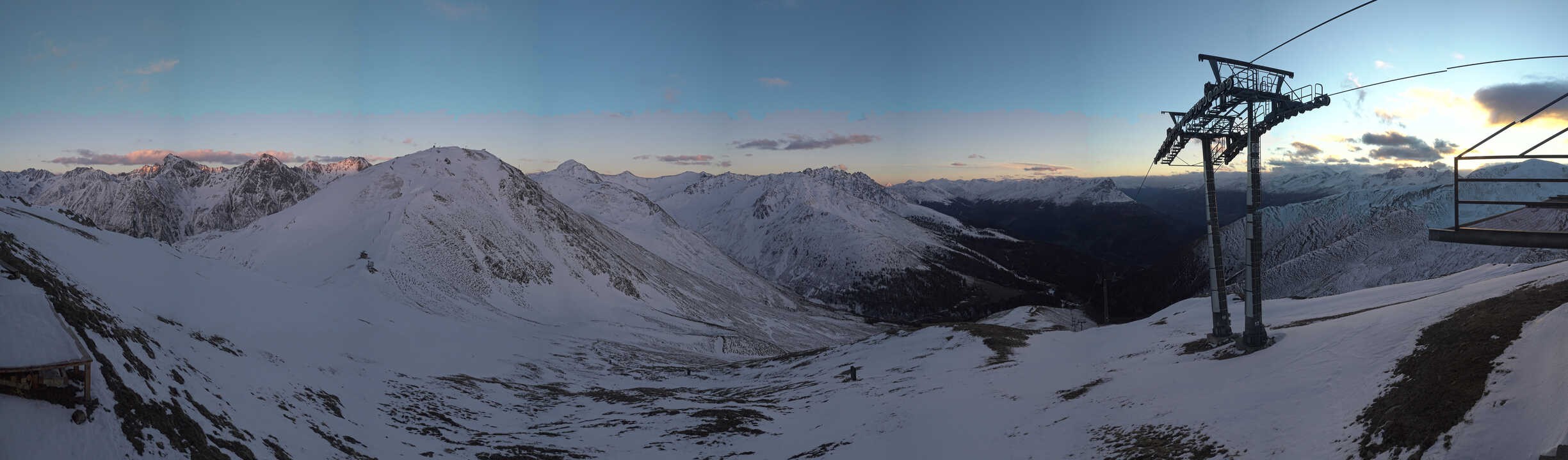 Archiv Foto Webcam Panoramablick Tscheyeck