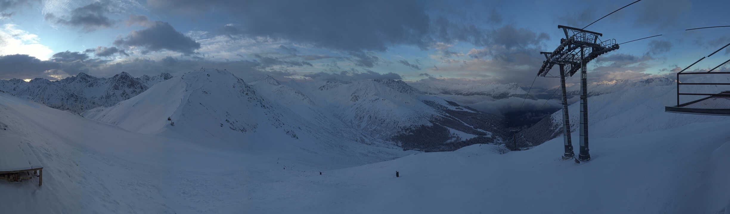 Archiv Foto Webcam Panoramablick Tscheyeck