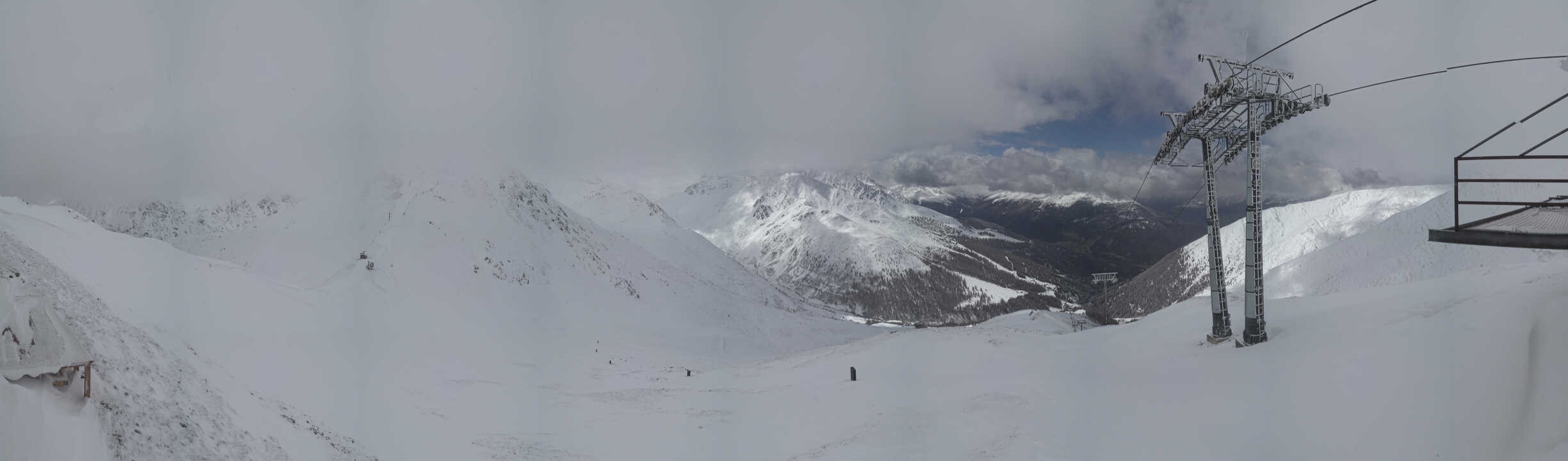 Archiv Foto Webcam Panoramablick Tscheyeck