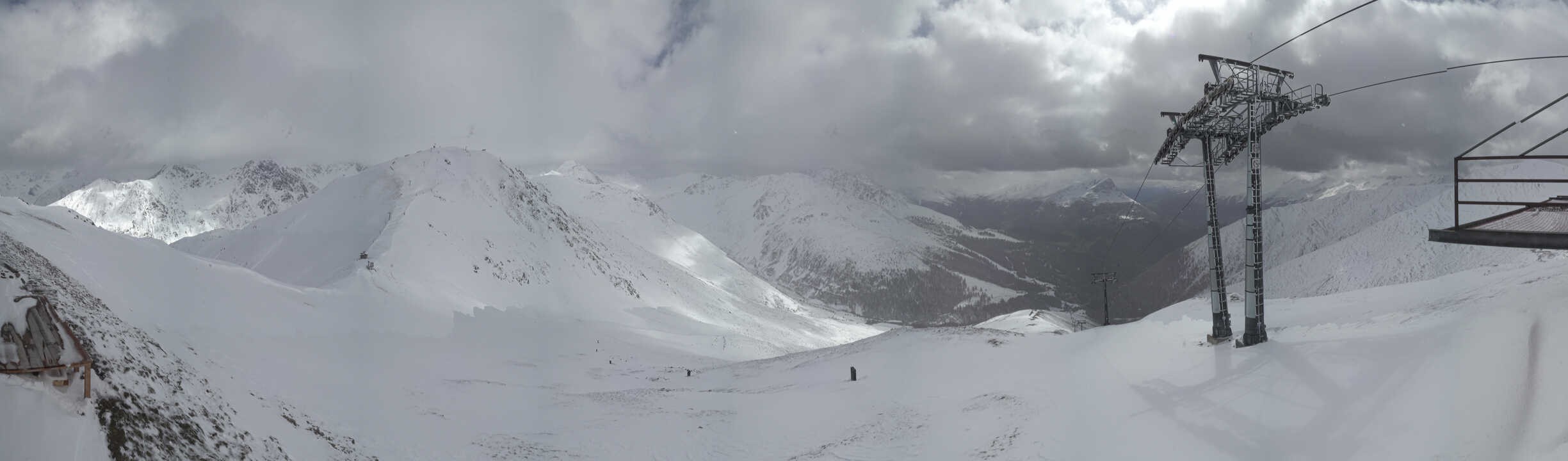 Archiv Foto Webcam Panoramablick Tscheyeck