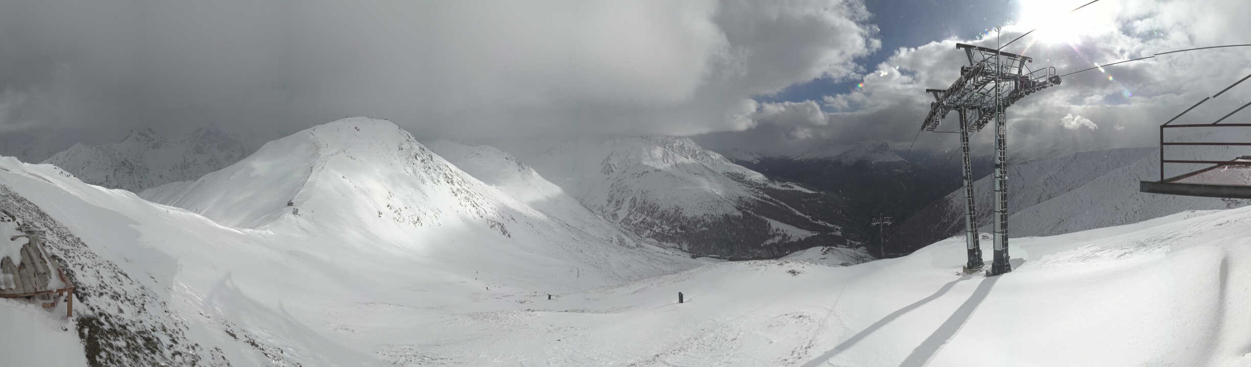 Archiv Foto Webcam Panoramablick Tscheyeck