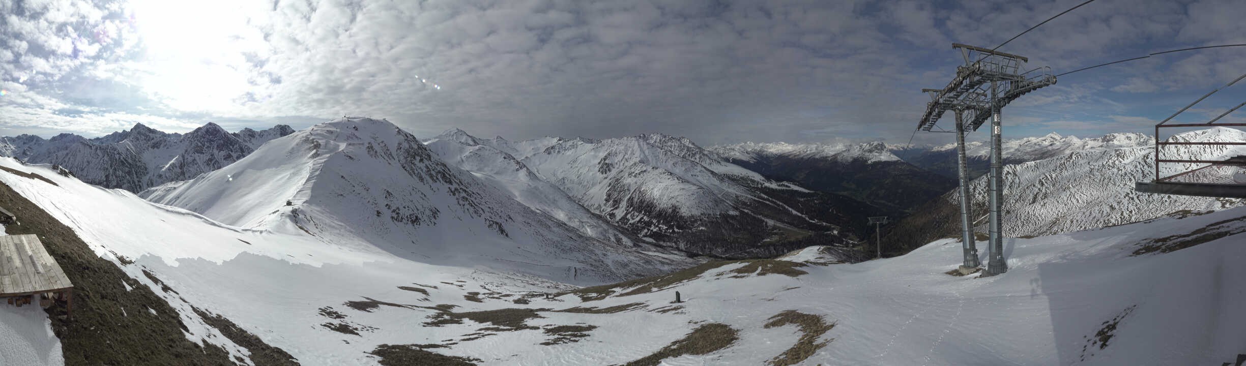 Archiv Foto Webcam Panoramablick Tscheyeck