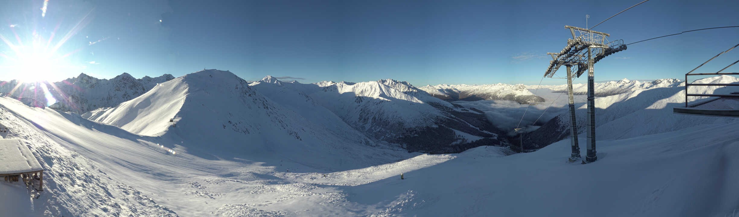 Archiv Foto Webcam Panoramablick Tscheyeck