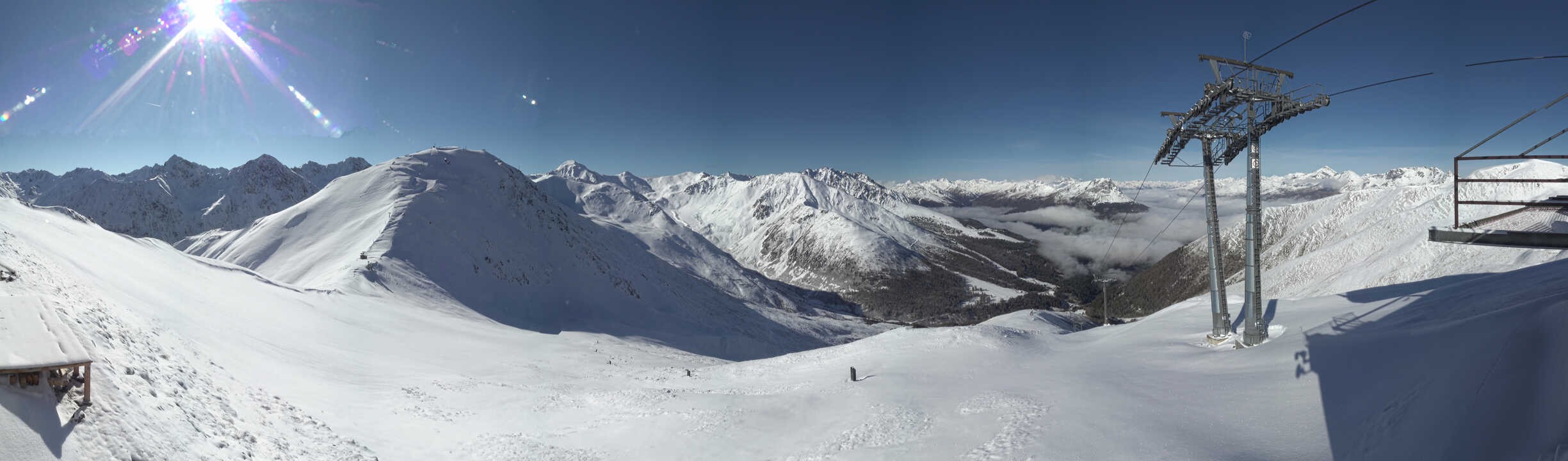 Archiv Foto Webcam Panoramablick Tscheyeck